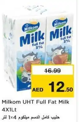 Nesto Milkom UHT Full Fat Milk 4X1Lt offer