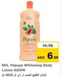 Nesto RDL Papaya Whitening Body Lotion 600MI offer