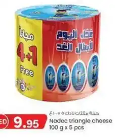 KM Trading Nadec triangle cheese 100 g x 5 pcs offer