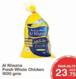 Choithrams Al Khazna Fresh Whole Chicken 1000gms offer