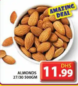Grand Hyper Market ALMONDS 27/30 500GM offer