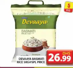 Grand Hyper Market DEVAAYA BASMATI RICE 5KG@SPL PRICE offer