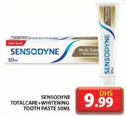 Grand Hyper Market SENSODYNE TOTALCARE+WHITENING TOOTH PASTE 50ML offer