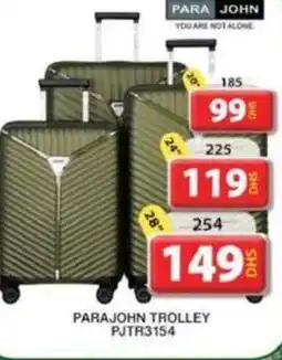 Grand Hyper Market PARAJOHN TROLLEY PJTR3154 offer