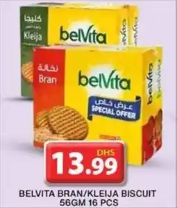 Grand Hyper Market BELVITA BRAN KLEIJA BISCUIT 56GM 16 PCS offer