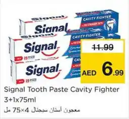 Nesto Signal Tooth Paste Cavity Fighter 3+1x75ml offer