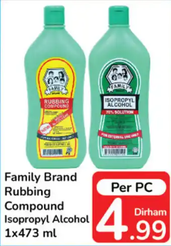 Day To Day Family Brand Rubbing Compound Isopropyl Alcohol 1x473 ml offer
