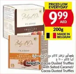 Viva Belgid'Or Cocoa Dusted Truffles with Salted Caramel Cocoa Dusted Truffles 200g offer