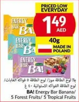 Viva BA! Energy Bar Banana 5 Forest Fruits 5 Tropical Fruits 40g offer
