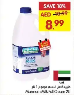 Gala Supermarket Marmum Milk Full Cream 2Lt offer