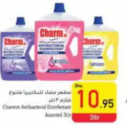 Safeer Market Charmm Antibacterial Disinfectant assorted 3ltr offer