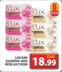 Grand Hyper Market LUX BAR GLOWING SKIN ROSE 6X170GM offer