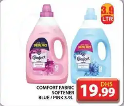Grand Hyper Market COMFORT FABRIC SOFTENER BLUE PINK 3.9L offer