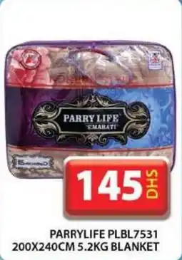 Grand Hyper Market PARRYLIFE PLBL7531 200X240CM 5.2KG BLANKET offer