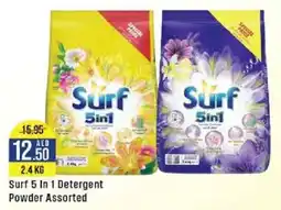 West Zone Supermarket Surf 5 In 1 Detergent Powder Assorted offer