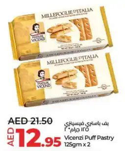 LuLu Express Vicenzi Puff Pastry 125gm x 2 offer