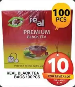 Grand Mall Sharjah REAL BLACK TEA BAGS 100PCS offer