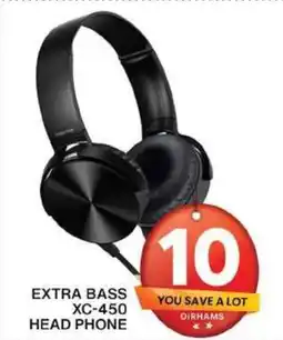 Grand Mall Sharjah EXTRA BASS XC-450 HEAD PHONE offer