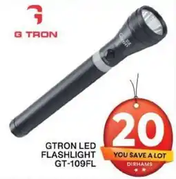 Grand Mall Sharjah GTRON LED FLASHLIGHT GT-109FL offer