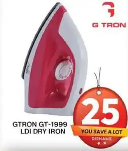 Grand Mall Sharjah GTRON GT-1999 LDI DRY IRON offer
