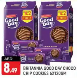 Shaklan BRITANNIA GOOD DAY CHOCO CHIP COOKIES 6X120GM offer