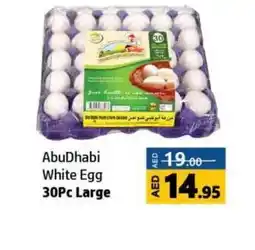 Al Hoot AbuDhabi White Egg 30Pc Large offer