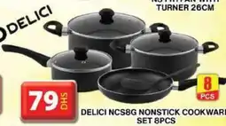 Grand Hyper Market DELICI NCS8G NONSTICK COOKWARE SET 8PCS offer
