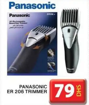 Grand Hyper Market PANASONIC ER 206 TRIMMER offer