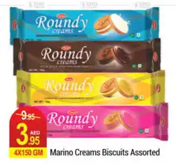Marino Creams Biscuits Assorted 4X150 GM