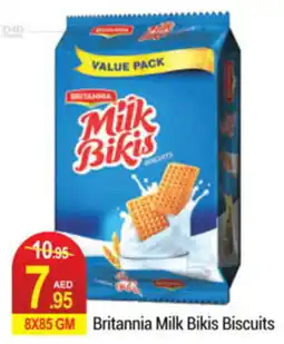 Britannia Milk Bikis Biscuits 8X85 GM