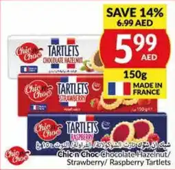 Viva Chien Choc Chocolate Hazelnut/ Strawberry/ Raspberry Tartlets 150g offer