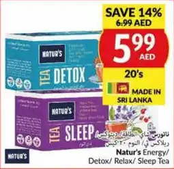 Viva Natur's Energy/ Detox/Relax/ Sleep Tea 20's offer