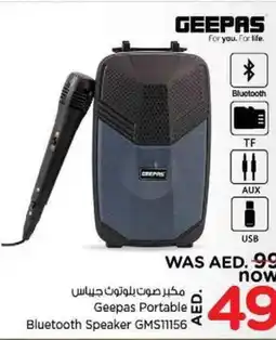 Nesto Geepas Portable Bluetooth Speaker GMS11156 offer