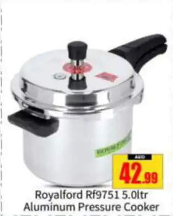 Bigmart Royalford Rf9751 5.0ltr Aluminum Pressure Cooker offer