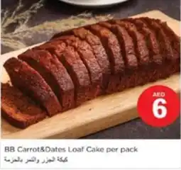Nesto BB Carrot&Dates Loaf Cake per pack offer