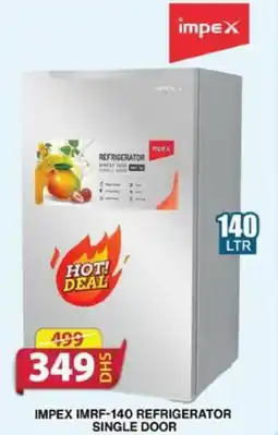 Grand Mall Sharjah IMPEX IMRF 140 REFRIGERATOR SINGLE DOOR offer
