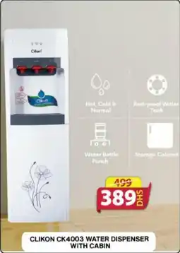 Grand Mall Sharjah CLIKON CK4003 WATER DISPENSER WITH CABIN offer