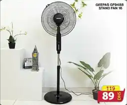 Grand Mall Sharjah GEEPAS GF9488 STAND FAN 16 offer