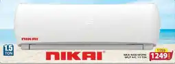 Grand Mall Sharjah NIKAI NASC18131NI SPLIT A C 1.5 TON offer
