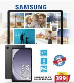 Grand Mall Sharjah SAMSUNG A9 WIF TABLET 4GB 64GB offer