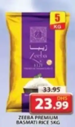 Grand Mall Sharjah ZEEBA PREMIUM BASMATI RICE 5KG offer