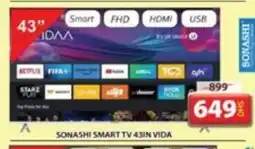 Grand Mall Sharjah SONASHI SMART TV 43IN VIDA offer