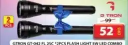 Grand Mall Sharjah GTRON GT-042 FL 25C *2PCS FLASH LIGHT SW LED COMBO offer