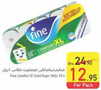 Safeer Market Fine Comfort XL Toilet Paper Rolls 10's offer