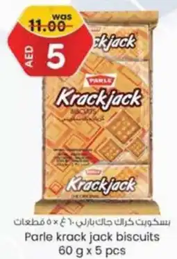 KM Trading Parle Krack Jack Biscuits 60g x 5pcs offer