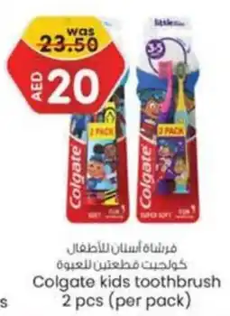 KM Trading Colgate kids toothbrush 2 pcs per pack offer