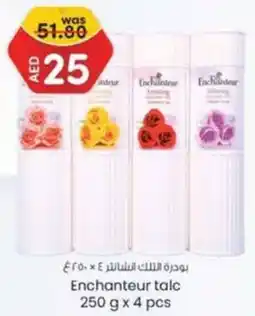 KM Trading Enchanteur talc 250 g x 4 pcs offer