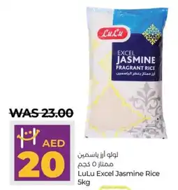 Lulu Hypermarket Excel Jasmine Rice 5kg offer