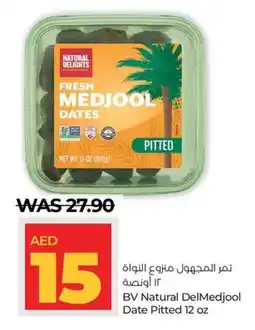 Lulu Hypermarket BV Natural DelMedjool Date Pitted 12 oz offer