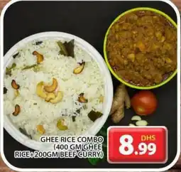 Grand Hyper Market GHEE RICE COMBO 400 GM GHEE RICE+200GM BEEF CURRY offer